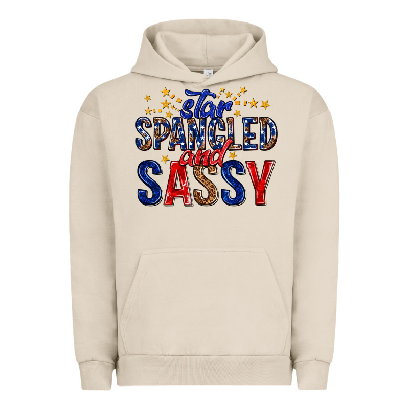 Star Spangled And Sassy Billie Wilder Urban Hoodie by texasbilliewilder | Teevron