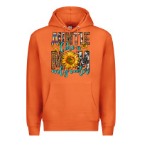 Carrot auntie like a mom only cooler Premium Hoodie - Zillion Design Studio