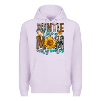 Lilac auntie like a mom only cooler Premium Hoodie - Zillion Design Studio
