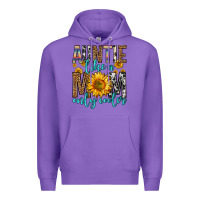 Purple auntie like a mom only cooler Premium Hoodie - Zillion Design Studio