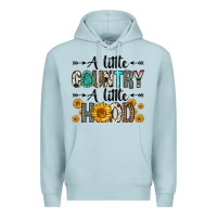 Blue Mist a little country a little hood Premium Hoodie - Zillion Design Studio