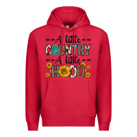 Cardinal a little country a little hood Premium Hoodie - Zillion Design Studio
