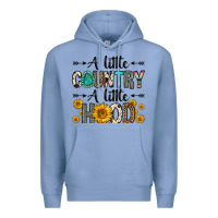 Colony Blue a little country a little hood Premium Hoodie - Zillion Design Studio