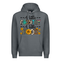 Rock a little country a little hood Premium Hoodie - Zillion Design Studio