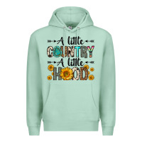Seafoam a little country a little hood Premium Hoodie - Zillion Design Studio