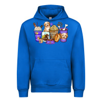 Cobalt havanese terrier coffee cups Urban Hoodie - Zillion Design Studio