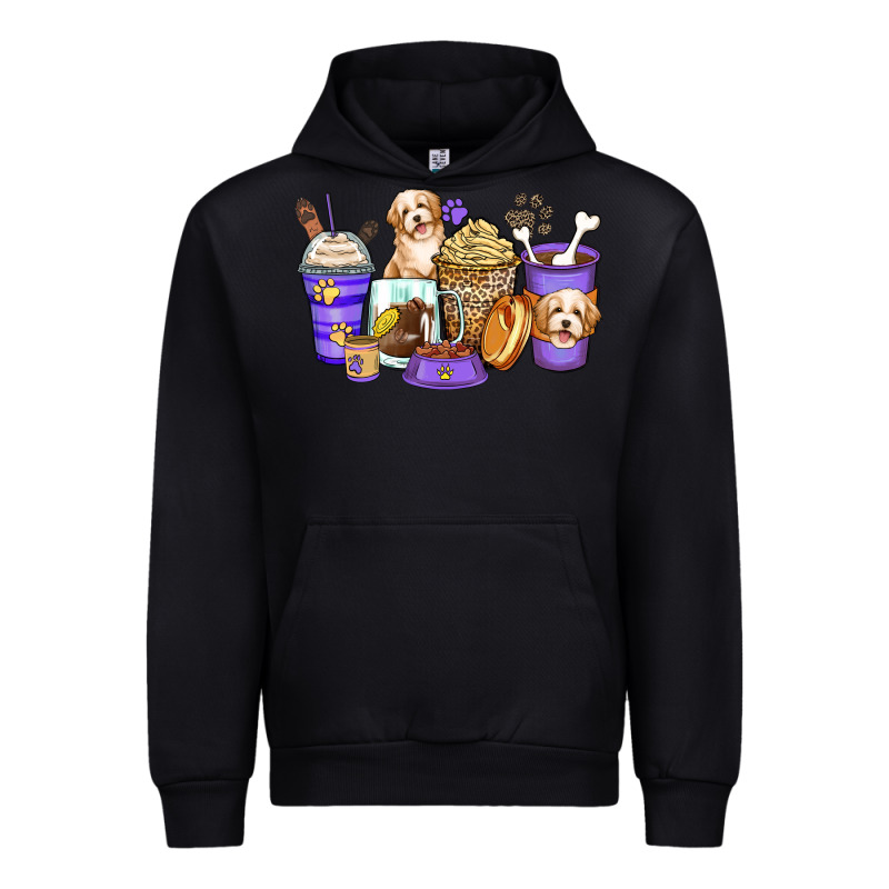Havanese Terrier Coffee Cups Urban Hoodie by Zillion Design Studio | Teevron