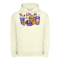Pigment Pistachio havanese terrier coffee cups Urban Hoodie - Zillion Design Studio