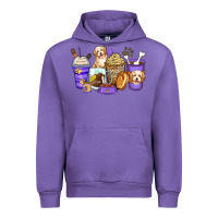 Tulip havanese terrier coffee cups Urban Hoodie - Zillion Design Studio