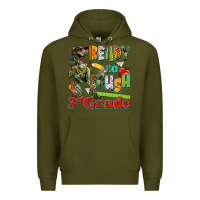 Army Green ready to crush third grade Premium Hoodie - texasbilliewilder