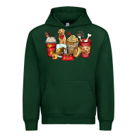 Forest Green golden retriever coffee cups Urban Hoodie - Zillion Design Studio