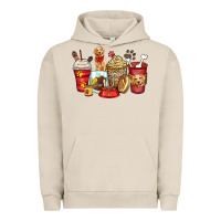 Pigment French Oak golden retriever coffee cups Urban Hoodie - Zillion Design Studio
