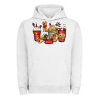 Pigment Lunar Rock golden retriever coffee cups Urban Hoodie - Zillion Design Studio