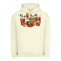Pigment Pistachio golden retriever coffee cups Urban Hoodie - Zillion Design Studio
