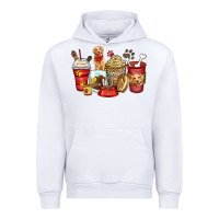 White golden retriever coffee cups Urban Hoodie - Zillion Design Studio