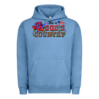 Pigment Pebble Blue this is god s country Urban Hoodie - texasbilliewilder