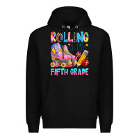 Black rolling into fifth grade Premium Hoodie - texasbilliewilder