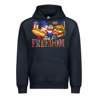 Navy tastes like freedom with leopard Urban Hoodie - texasbilliewilder