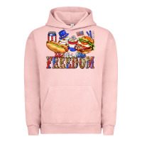Pigment Salmon tastes like freedom with leopard Urban Hoodie - texasbilliewilder
