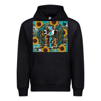 Black western hope sunflower's Urban Hoodie - RanaPortraitStore