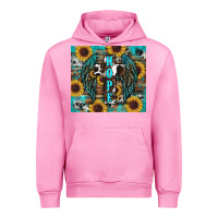 Fuchsia Pink western hope sunflower's Urban Hoodie - RanaPortraitStore