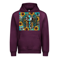Mauve Wine western hope sunflower's Urban Hoodie - RanaPortraitStore