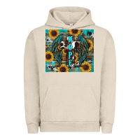 Pigment French Oak western hope sunflower's Urban Hoodie - RanaPortraitStore