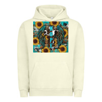 Pigment Pistachio western hope sunflower's Urban Hoodie - RanaPortraitStore
