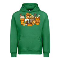 Emerald cocker spaniel coffee cups Urban Hoodie - Zillion Design Studio