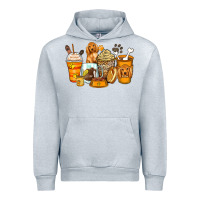 Heather Grey cocker spaniel coffee cups Urban Hoodie - Zillion Design Studio