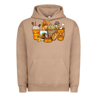 Pigment Burro cocker spaniel coffee cups Urban Hoodie - Zillion Design Studio