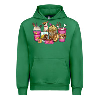 Emerald Chihuahua coffee cups Urban Hoodie - Zillion Design Studio