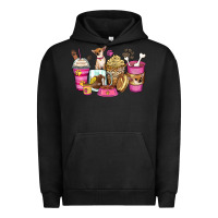 Pigment Black Chihuahua coffee cups Urban Hoodie - Zillion Design Studio