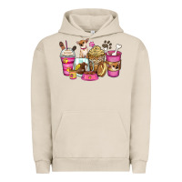 Pigment French Oak Chihuahua coffee cups Urban Hoodie - Zillion Design Studio