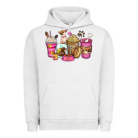 Pigment Lunar Rock Chihuahua coffee cups Urban Hoodie - Zillion Design Studio