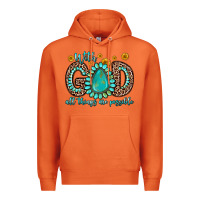Carrot with god all things are possible gemstone Premium Hoodie - Zillion Design Studio