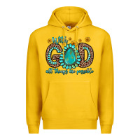 Lemon with god all things are possible gemstone Premium Hoodie - Zillion Design Studio
