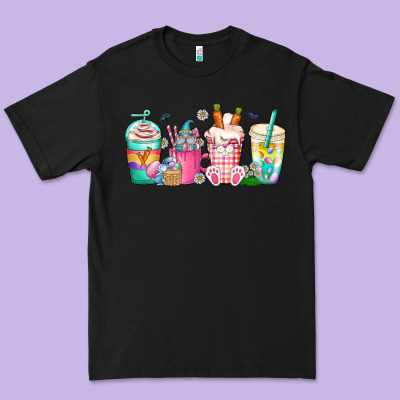 Easter Day Coffee Gnome Premium Tee Designed By Cowhidedigitalart