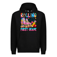 Black rolling into first grade Premium Hoodie - texasbilliewilder