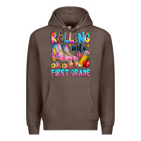 Coffee rolling into first grade Premium Hoodie - texasbilliewilder