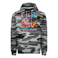 Slate Camo rolling into first grade Premium Hoodie - texasbilliewilder