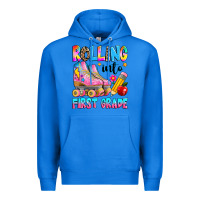 True Royal rolling into first grade Premium Hoodie - texasbilliewilder