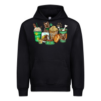 Black yorkshire terrier coffee cups Urban Hoodie - Zillion Design Studio