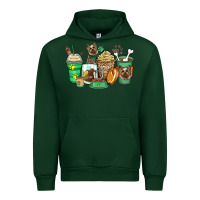 Foreset Green yorkshire terrier coffee cups Urban Hoodie - Zillion Design Studio