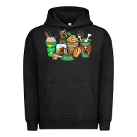 Pigment Black yorkshire terrier coffee cups Urban Hoodie - Zillion Design Studio