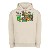 Pigment French Oak yorkshire terrier coffee cups Urban Hoodie - Zillion Design Studio