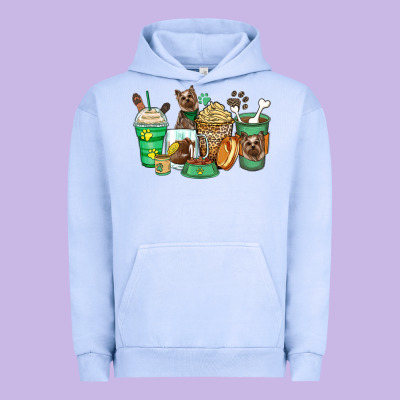 Urban Hoodie yorkshire terrier coffee cups