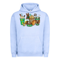 Pigment Grape Ice yorkshire terrier coffee cups Urban Hoodie - Zillion Design Studio