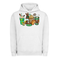 Pigment Lunar Rock yorkshire terrier coffee cups Urban Hoodie - Zillion Design Studio