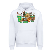 White yorkshire terrier coffee cups Urban Hoodie - Zillion Design Studio